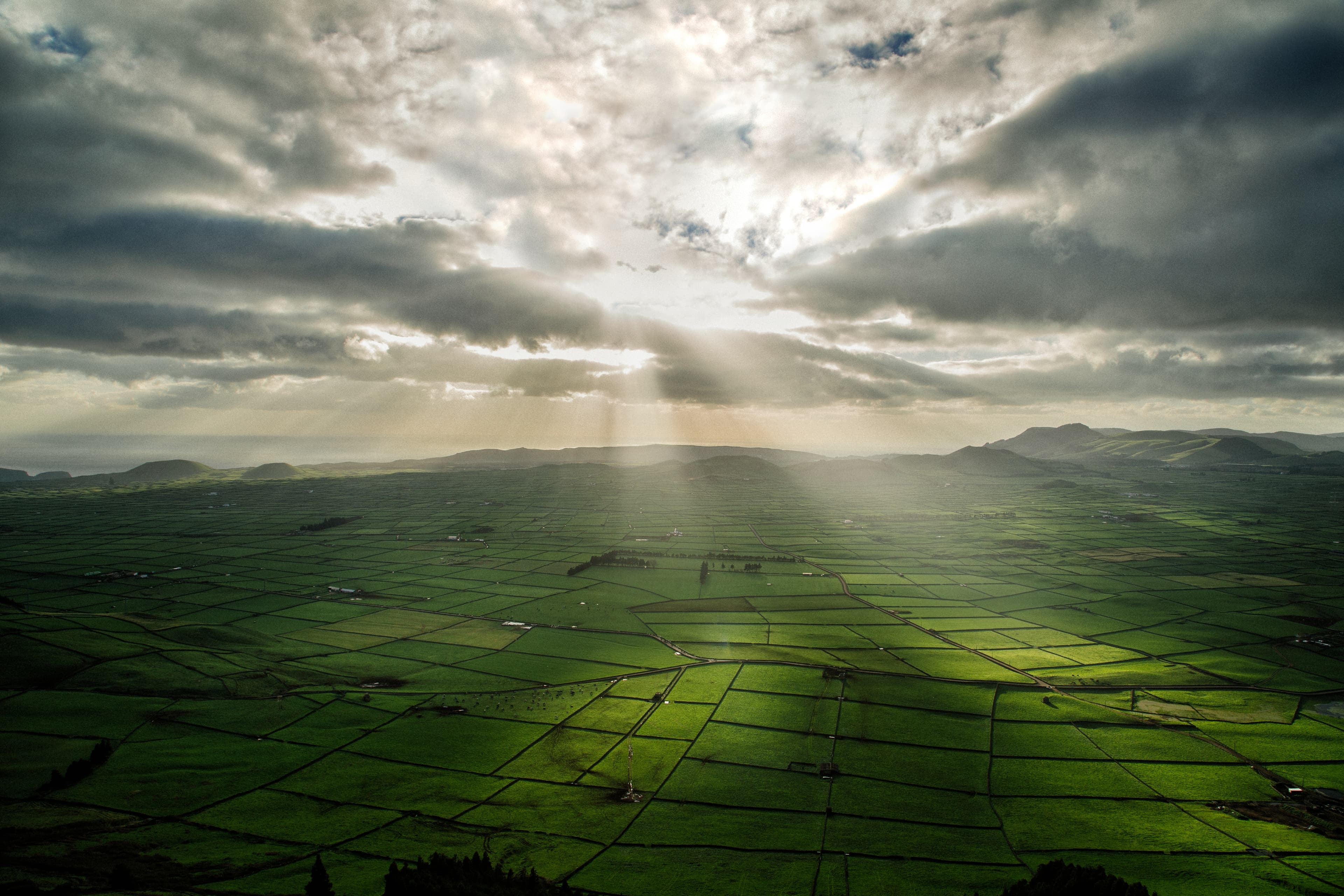 Farmland background